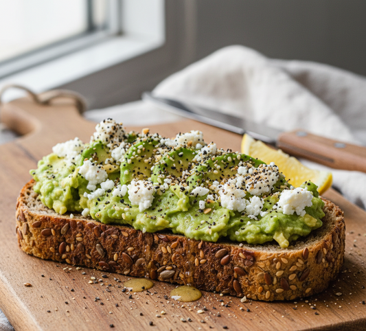 The-Seedy-Savory-Avocado-Feta-and-Everything-Spice-Toast Well Crafted Nutrition