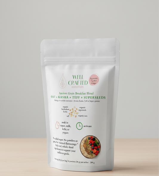 Overnight Soaked Ancient Grain Breakfast Blend Well Crafted Nutrition