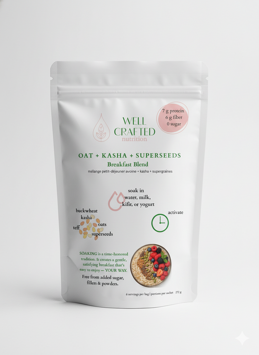Overnight Soaked Breakfast Blend Well Crafted Nutrition